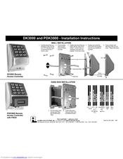 Alarm Lock Trilogy Dk3000 Series Manuals Manualslib