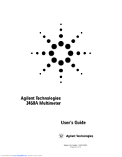 Agilent technologies 3458A Manuals | ManualsLib
